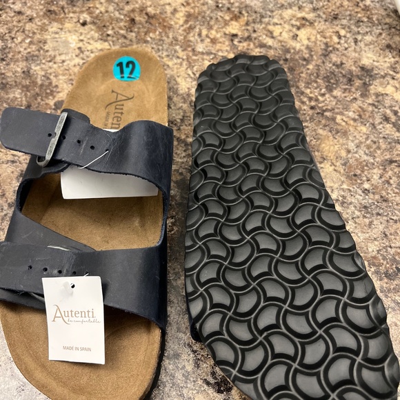 Auttsnti men’s leather sandals - Picture 2 of 6